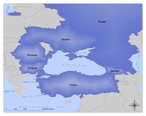 Black Sea Countries/Countries Bordering the Black .